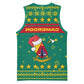 Cameroon Christmas Basketball Jersey Coat of Arms Santa Hat and Stars Motif - African Pride