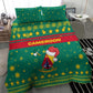 Cameroon Christmas Bedding Set Coat of Arms Santa Hat and Stars Motif - African Pride