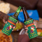 Cameroon Christmas 4 in 1 Can Cooler Tumbler Coat of Arms Santa Hat and Stars Motif - African Pride