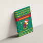 Cameroon Christmas Canvas Wall Art Coat of Arms Santa Hat and Stars Motif - African Pride