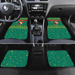 Cameroon Christmas Car Mats Coat of Arms Santa Hat and Stars Motif - African Pride