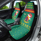 Cameroon Christmas Car Seat Cover Coat of Arms Santa Hat and Stars Motif - African Pride