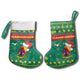 Cameroon Christmas Stocking Coat of Arms Santa Hat and Stars Motif - African Pride