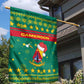 Cameroon Christmas Garden Flag Coat of Arms Santa Hat and Stars Motif - African Pride