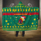 Cameroon Christmas Hooded Blanket Coat of Arms Santa Hat and Stars Motif - African Pride