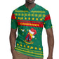 Cameroon Christmas Rugby Jersey Coat of Arms Santa Hat and Stars Motif - African Pride