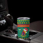 Cameroon Christmas Tumbler Cup Coat of Arms Santa Hat and Stars Motif - African Pride
