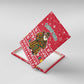 Cameroon Christmas Canvas Wall Art Snowflake Pattern Traditional Santa and Map Motif - African Pride