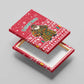 Cameroon Christmas Canvas Wall Art Snowflake Pattern Traditional Santa and Map Motif - African Pride