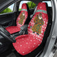 Cameroon Christmas Car Seat Cover Snowflake Pattern Traditional Santa and Map Motif - African Pride