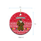 Cameroon Christmas Ceramic Ornament Snowflake Pattern Traditional Santa and Map Motif - African Pride