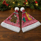 Cameroon Christmas Santa Hat Snowflake Pattern Traditional Santa and Map Motif - African Pride