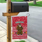 Cameroon Christmas Garden Flag Snowflake Pattern Traditional Santa and Map Motif - African Pride