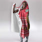Cameroon Christmas Hooded Blanket Snowflake Pattern Traditional Santa and Map Motif - African Pride