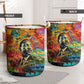 Martin Luther King Jr Laundry Basket Colorful Street Art Portrait Black History Graffiti Style - African Pride