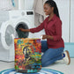 Martin Luther King Jr Laundry Basket Colorful Street Art Portrait Black History Graffiti Style - African Pride
