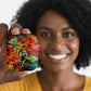 Martin Luther King Jr AirPods Case Colorful Street Art Portrait Black History Graffiti Style - African Pride