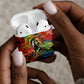 Martin Luther King Jr AirPods Case Colorful Street Art Portrait Black History Graffiti Style - African Pride