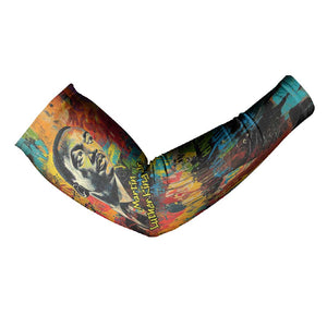 Martin Luther King Jr Arm Sleeves Colorful Street Art Portrait Black History Graffiti Style - African Pride