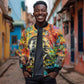 Martin Luther King Jr Bomber Jacket Colorful Street Art Portrait Black History Graffiti Style - African Pride