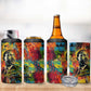 Martin Luther King Jr 4 in 1 Can Cooler Tumbler Colorful Street Art Portrait Black History Graffiti Style - African Pride