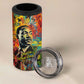 Martin Luther King Jr 4 in 1 Can Cooler Tumbler Colorful Street Art Portrait Black History Graffiti Style - African Pride
