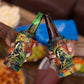 Martin Luther King Jr 4 in 1 Can Cooler Tumbler Colorful Street Art Portrait Black History Graffiti Style - African Pride