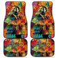 Martin Luther King Jr Car Mats Colorful Street Art Portrait Black History Graffiti Style - African Pride