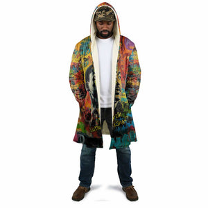 Martin Luther King Jr Cloak Colorful Street Art Portrait Black History Graffiti Style - African Pride
