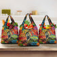 Martin Luther King Jr Grocery Bag Colorful Street Art Portrait Black History Graffiti Style - African Pride