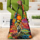 Martin Luther King Jr Grocery Bag Colorful Street Art Portrait Black History Graffiti Style - African Pride