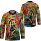 Martin Luther King Jr Hockey Jersey Colorful Street Art Portrait Black History Graffiti Style - African Pride