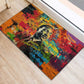 Martin Luther King Jr Rubber Doormat Colorful Street Art Portrait Black History Graffiti Style - African Pride