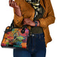 Martin Luther King Jr Shoulder Handbag Colorful Street Art Portrait Black History Graffiti Style - African Pride