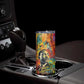 Martin Luther King Jr Skinny Tumbler Colorful Street Art Portrait Black History Graffiti Style - African Pride