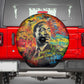Martin Luther King Jr Spare Tire Cover Colorful Street Art Portrait Black History Graffiti Style - African Pride