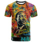 Martin Luther King Jr T shirt Colorful Street Art Portrait Black History Graffiti Style TS04