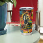 Martin Luther King Jr Tumbler Cup Colorful Street Art Portrait Black History Graffiti Style - African Pride