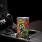 Martin Luther King Jr Tumbler Cup Colorful Street Art Portrait Black History Graffiti Style - African Pride