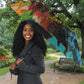 Martin Luther King Jr Umbrella Colorful Street Art Portrait Black History Graffiti Style - African Pride