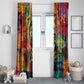 Martin Luther King Jr Window Curtain Colorful Street Art Portrait Black History Graffiti Style - African Pride