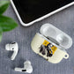 Martin Luther King Jr AirPods Case Black Lives Matter Street Art Portrait Civil Rights Tribute Bold Striped - African Pride
