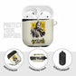 Martin Luther King Jr AirPods Case Black Lives Matter Street Art Portrait Civil Rights Tribute Bold Striped - African Pride