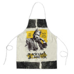 Martin Luther King Jr Apron Black Lives Matter Street Art Portrait Civil Rights Tribute Bold Striped - African Pride
