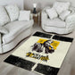 Martin Luther King Jr Area Rug Black Lives Matter Street Art Portrait Civil Rights Tribute Bold Striped - African Pride