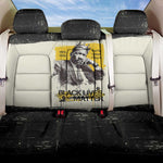 Martin Luther King Jr Back Car Seat Cover Black Lives Matter Street Art Portrait Civil Rights Tribute Bold Striped - African Pride