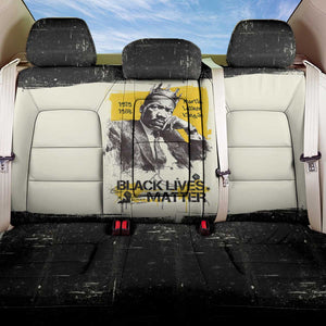 Martin Luther King Jr Back Car Seat Cover Black Lives Matter Street Art Portrait Civil Rights Tribute Bold Striped - African Pride