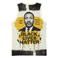 Martin Luther King Jr Basketball Jersey Black Lives Matter Street Art Portrait Civil Rights Tribute Bold Striped - African Pride