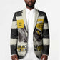 Martin Luther King Jr Blazer Black Lives Matter Street Art Portrait Civil Rights Tribute Bold Striped - African Pride