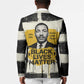 Martin Luther King Jr Blazer Black Lives Matter Street Art Portrait Civil Rights Tribute Bold Striped - African Pride